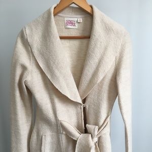 Anthropologie Sweater Wrap Jacket by Rosie Neira M